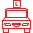 Learner car icon